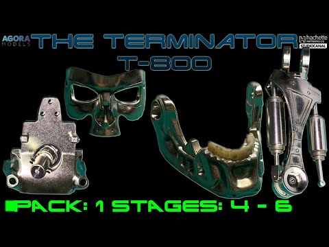 Stavba Terminator T-800 Agora Models - Pack: 1, Stages: 4-6, Terminator Vs Iron Man + Úprava Jaw Mod
