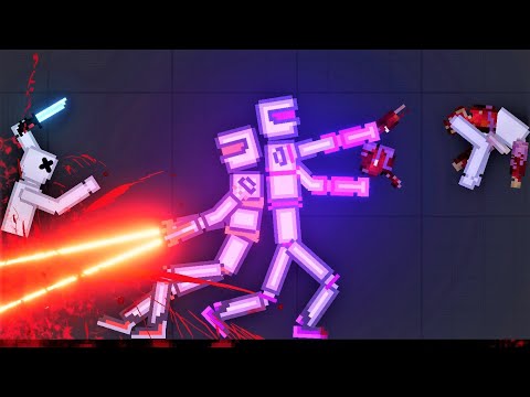 Super Droids VS. Humans in People Playground