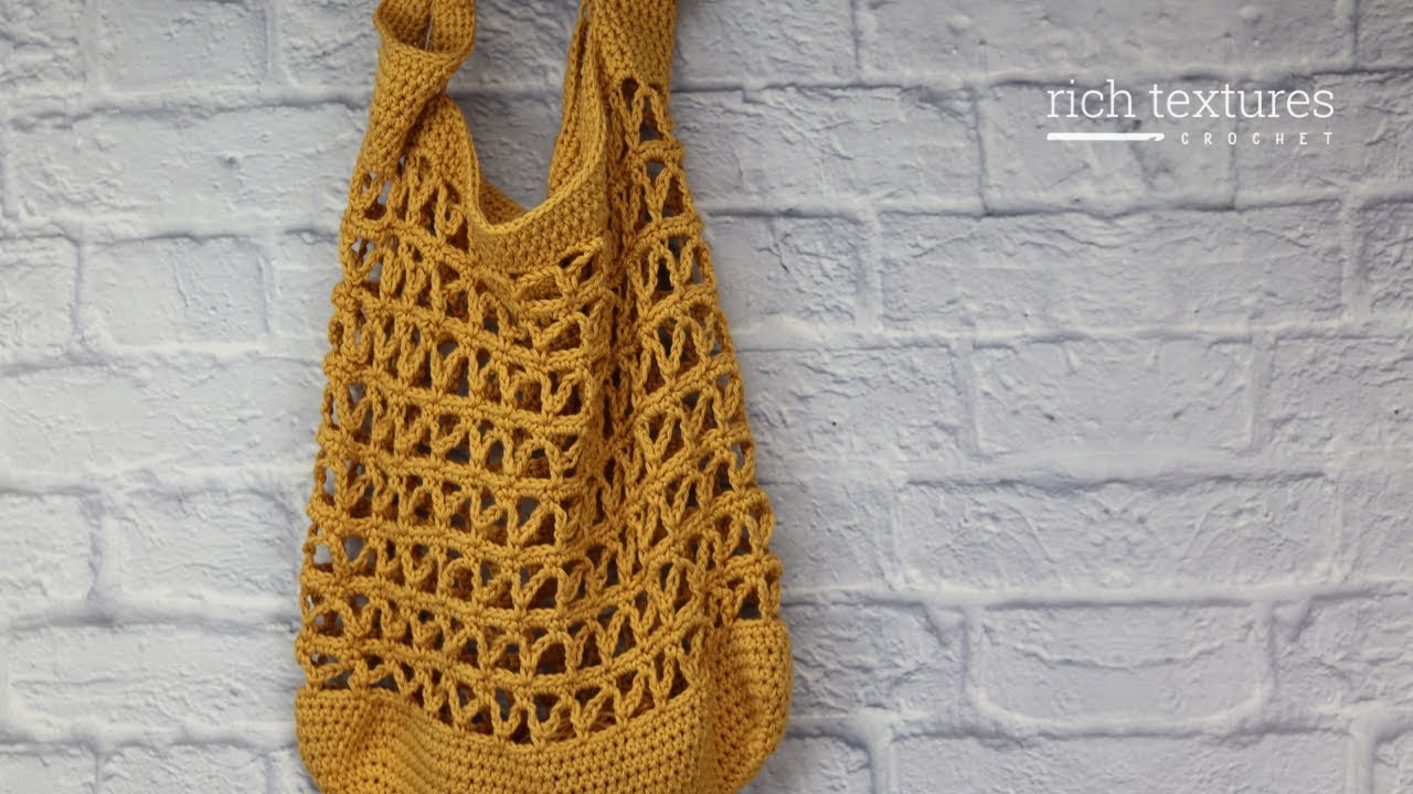 Promenade Market Bag Crochet Pattern
