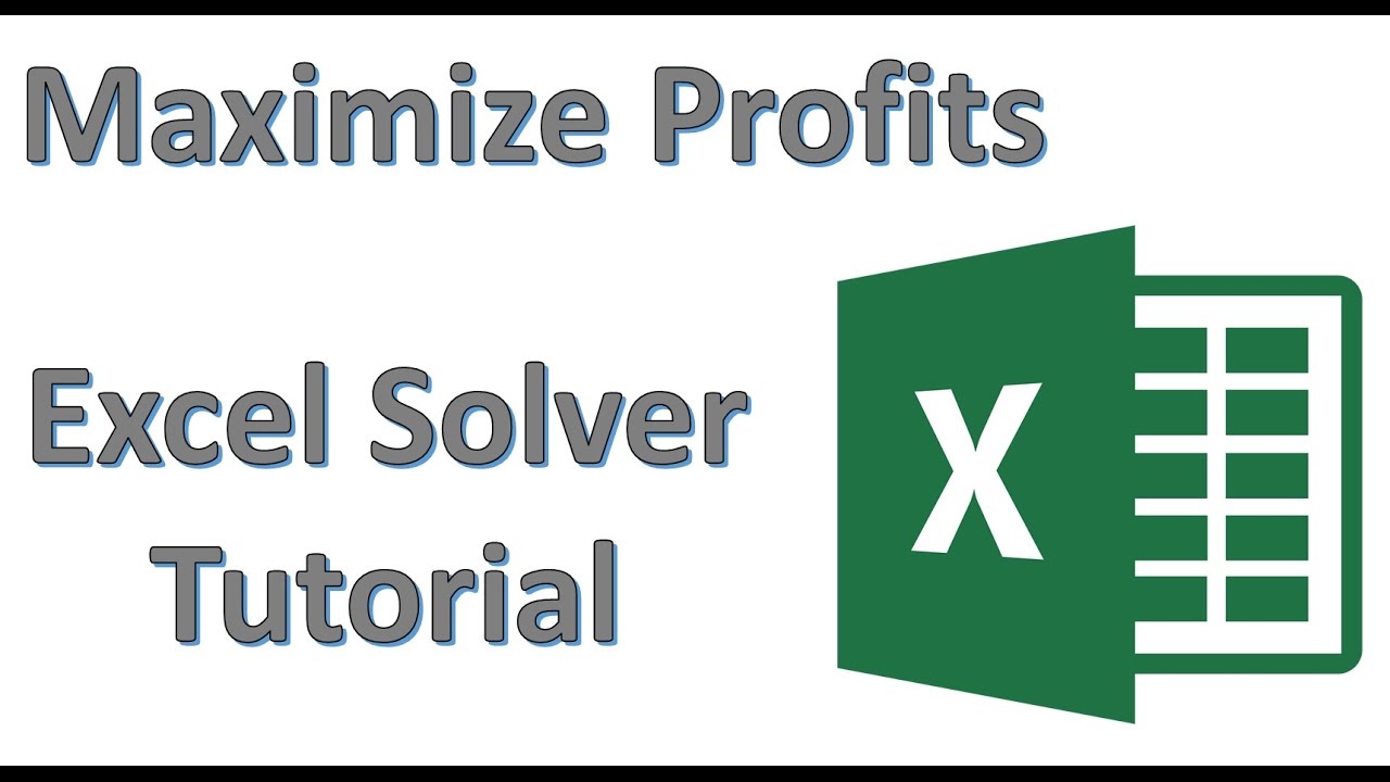 Maximize Profit by Optimizing Production Using Excel Solver