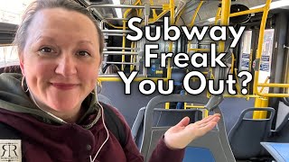 No Subway & No Stairs! ABOVE GROUND Transportation from Laguardia Airport to NYC ( M60 Bus )