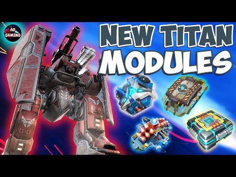 New Titan MODULES Healing And Anti Lockdown - War Robots Test Server Gameplay WR