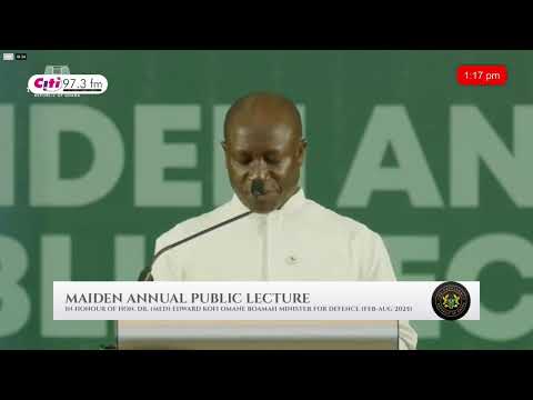 🚨Channel One TV LIVE!!! Maiden Annual Lecture in honour of Dr. Edward Omane Boamah | #ChannelOneTV