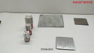 Pneumatic Magnets steel plates holding test-MAGTWINS