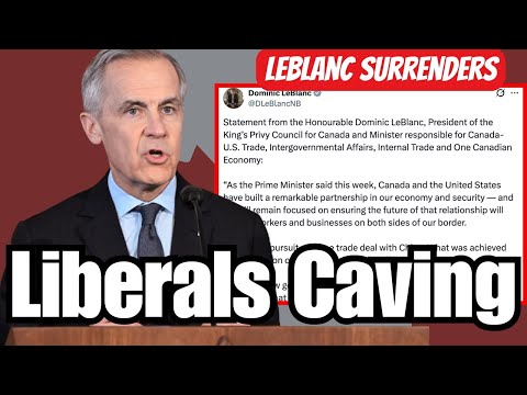 Carney is already CAVING to Trump after tariff threats!