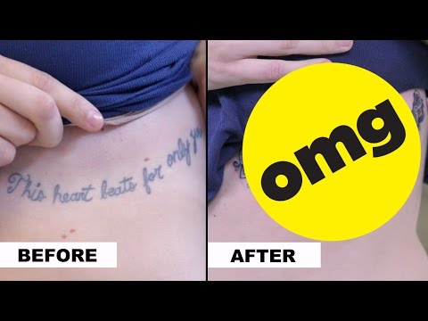 人は惜しいタトゥーを隠す (People Cover Up Regrettable Tattoos)