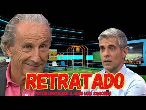 💣💣BRUTAL💣💣 PETÓN PORTRAYS JOSE LUIS SANCHEZ AND DESTROYS HIM