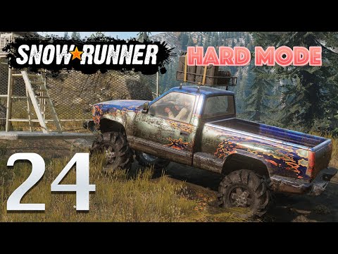 SnowRunner Hard Mode [S01E24] Going for Gold! Michigan contests