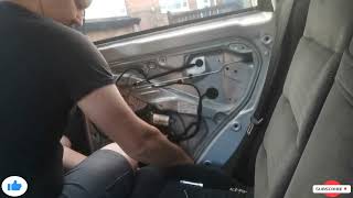 how to open a door with a broken lock in VW Passat b5