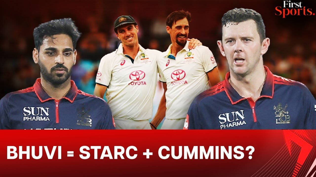 Hazlewood Compares Bhuvi With Star & Cummins, RCB Get Special Praise | IPL 2026 | First Sports |N18L