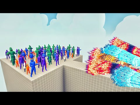 100x RAINBOW FRIENDS vs EVERY GOD - Totally Accurate Battle Simulator TABS