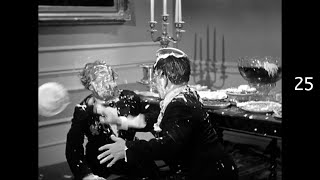 Three Stooges Pie Count - Half Wit's Holiday (How Much Food Was Thrown?)