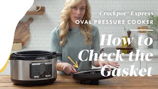 Crockpot Setup: How To Install & Clean the Gasket in your Crockpot Express Oval Pressure Cooker