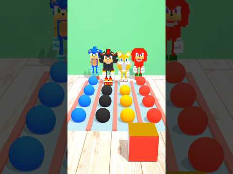 Balloon Stepping Challenge With Sonic and Friends