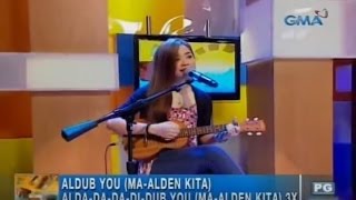 ‘Ukulele superstar’ Ruth Anna Mendoza performs on Unang Hirit for the third time