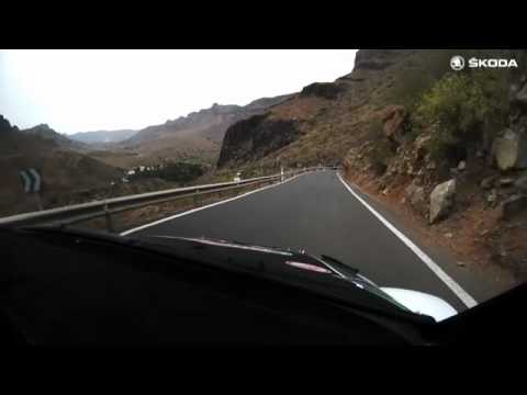 ŠKODA Motorsport Rally Islas Canarias Onboard SS10 2012