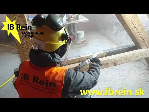 Renovácia, čistenie dreva a drevených povrchov systémom čistenie suchým ľadom