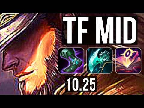 TWISTED FATE vs CAMILLE (MID) | 3/1/6, 700+ games, 1.0M mastery | KR Grandmaster | v10.25