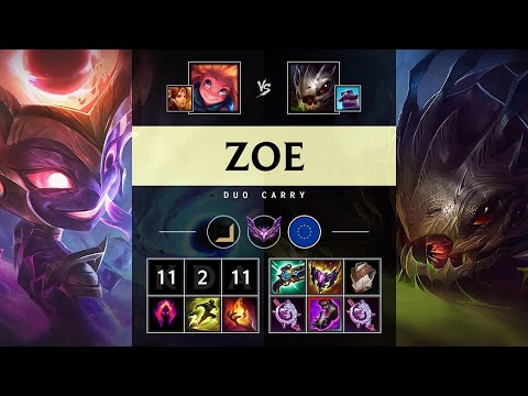 Zoe Carry vs Kog'Maw - EUW Master Patch 25.10