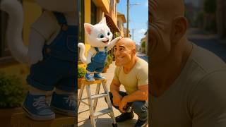 Gatinho fofo não parou de rir do careca