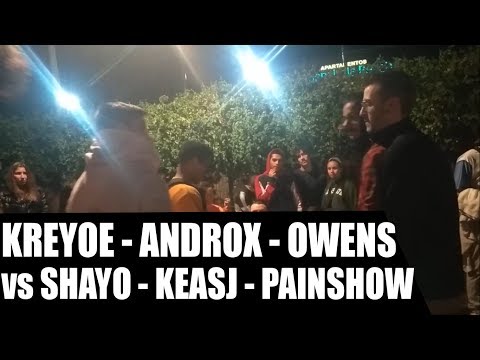 KREYOE - ANDROX - OWENS vs KEASJ - SHAYO - PAINSHOW | 8VOS 3vs3 URBAN RAP
