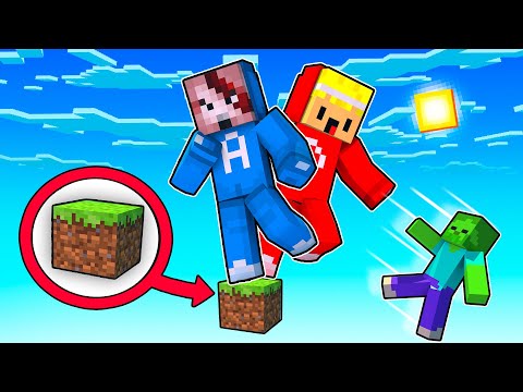 Minecraft pero Estamos en UN BLOQUE DIMINUTO