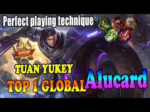 perfect playing technique [Top 1 global alucard ] tuan Yukey - mobile legends