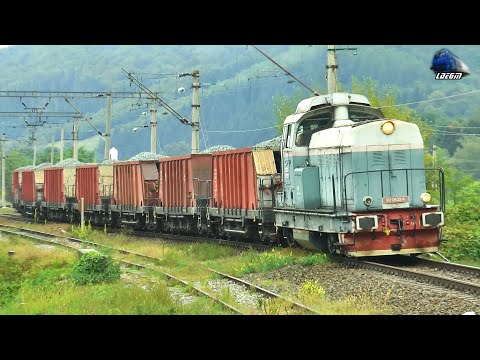 Tren CFR Infrastructură Train & Mecanici Super Engineers in Gara Năsăud Station - 14 September 2022