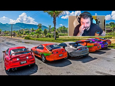 GOLIATH WITHOUT BRAKES WITH DAMAGE SIMULATION OF SUPRA - FORZA HORIZON 5