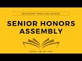 Senior Honors Assembly 2024