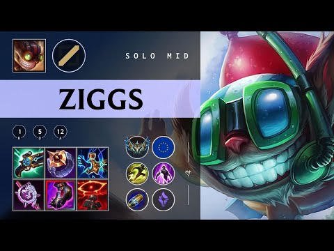 Ziggs Mid vs Neeko - EUW Challenger Patch 25.24
