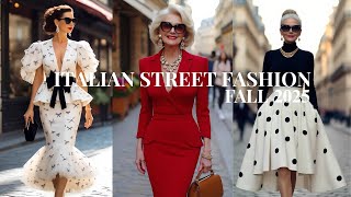 🍁How looks Beautiful in Milan in Autumn | Italian Street Fashion