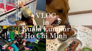 【Vlog】どん底でも出張は行くし、友達にも会いたい🧳🗺️ in クアラルンプール・ホーチミンᝰ✈︎🇲🇾🇻🇳