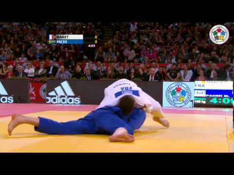 Judo Grand Slam Paris 2013: Cyrille MARET (FRA) - Martin PACEK (SWE) Bronze [-100kg]