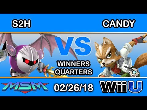 MSM 135 - S2H (Meta Knight) Vs. Candy (Fox) Winners Quarters - Smash 4