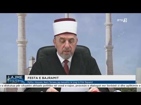 Myftiu i Kosovës, Naim Tërnava, jep mesazhin në prag të Fitër Bajramit