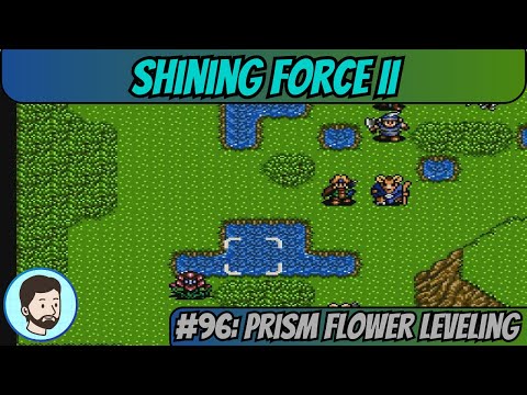 Shining Force II (Mega Drive) - Part 96: Prism Flower Leveling