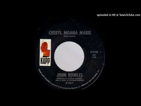 1971_389 - John Rowles - Cheryl Moana Marie - (45) (3.00)