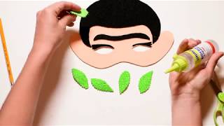 Hazlo con Alpha | Antifaz Frida Kahlo TUTORIAL