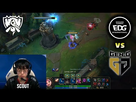 Scout on Zoe Mid Pro View - EDG vs. GEN - Worlds Semifinals G4 | Full Game VOD | LoL Worlds 2021