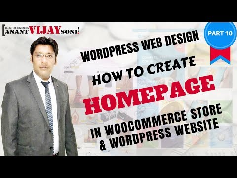 How to create Homepage in WooCommerce Store / WordPress Website (PART-10) 1