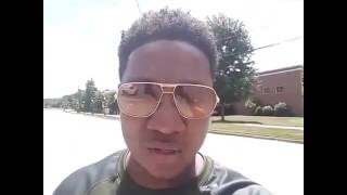 Young Joc Car gets hit by White Guy who escape from court house