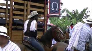 preview picture of video 'Horseback Riding in Circasia, beautiful horses and girls, touring the Quindio Colombia 22'