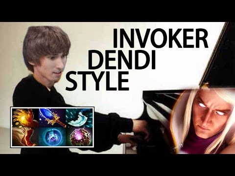 Invoker Dendi Style 7.02 META the Pianist of DOTA