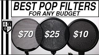 Video thumbnail for BEST MICROPHONE POP FILTER for RECORDING VOICE by Audio University