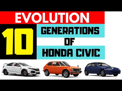 Thumbnail for Honda Civic - Evolution 10 Generations of Honda Civic | Hazeeq Auto Review by Honda Civic (ninth generation)
