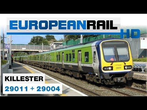 Iarnród Éireann Irish Rail Commuter 29000 DMU 29011 + 29004 passes Killester Station