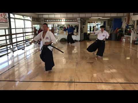 San Kaku Giri - Katana Kata - Created by Soke Takayuki Kubota – IKA – Video by Kyoshi Tatsuo Hirano