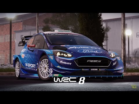 WRC 8 - 55 Minutes of Career Gameplay | 4K, No commentary
