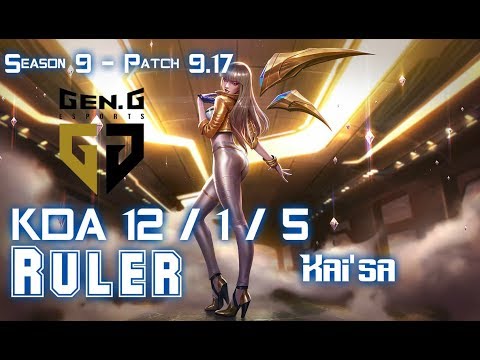 Gen Ruler KAI'SA vs XAYAH ADC - Patch 9.17 KR Ranked